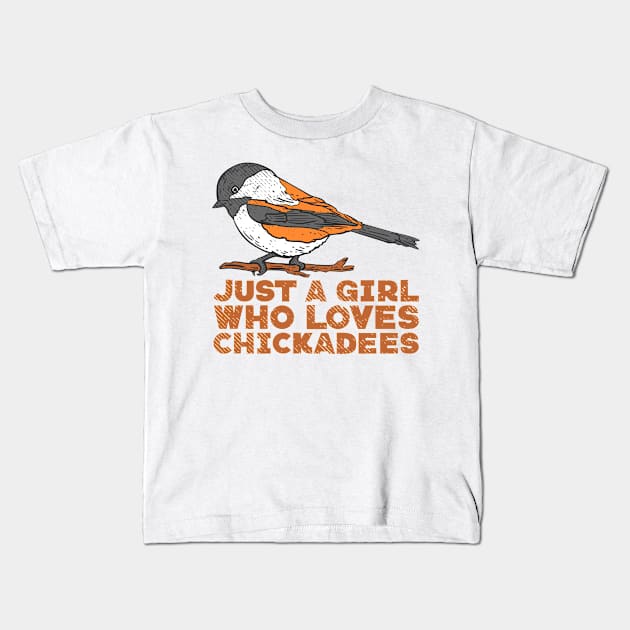 Ornithologists Ornithology Chickadee Birds Kids T-Shirt by Tom´s TeeStore